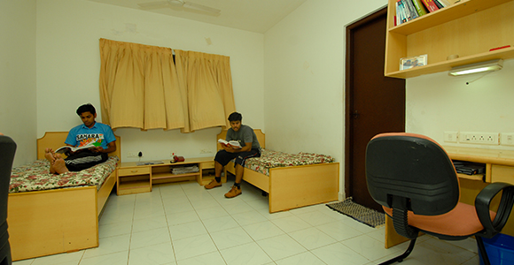 Furnished hostel rooms