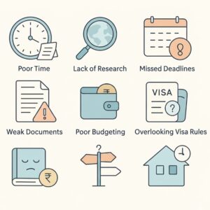 10 Common mistakes may students do while Applying to foreign studies